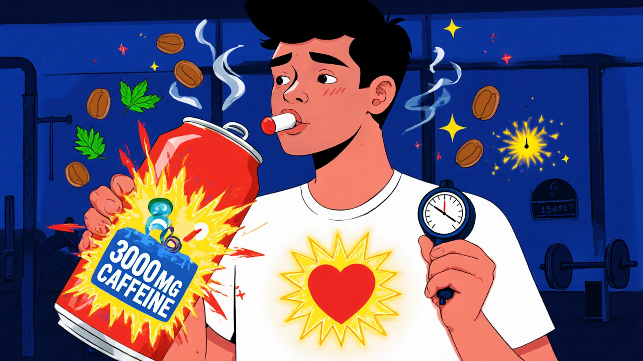 Energy Drinks and Stimulant Medications: Blood Pressure and Heart Risks