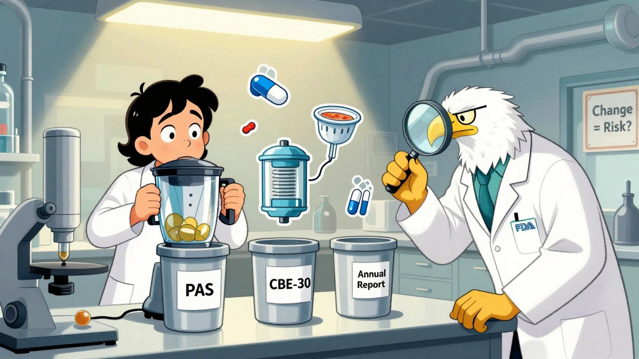 Manufacturing Changes: Notification and Approval Requirements for Pharmaceutical Quality