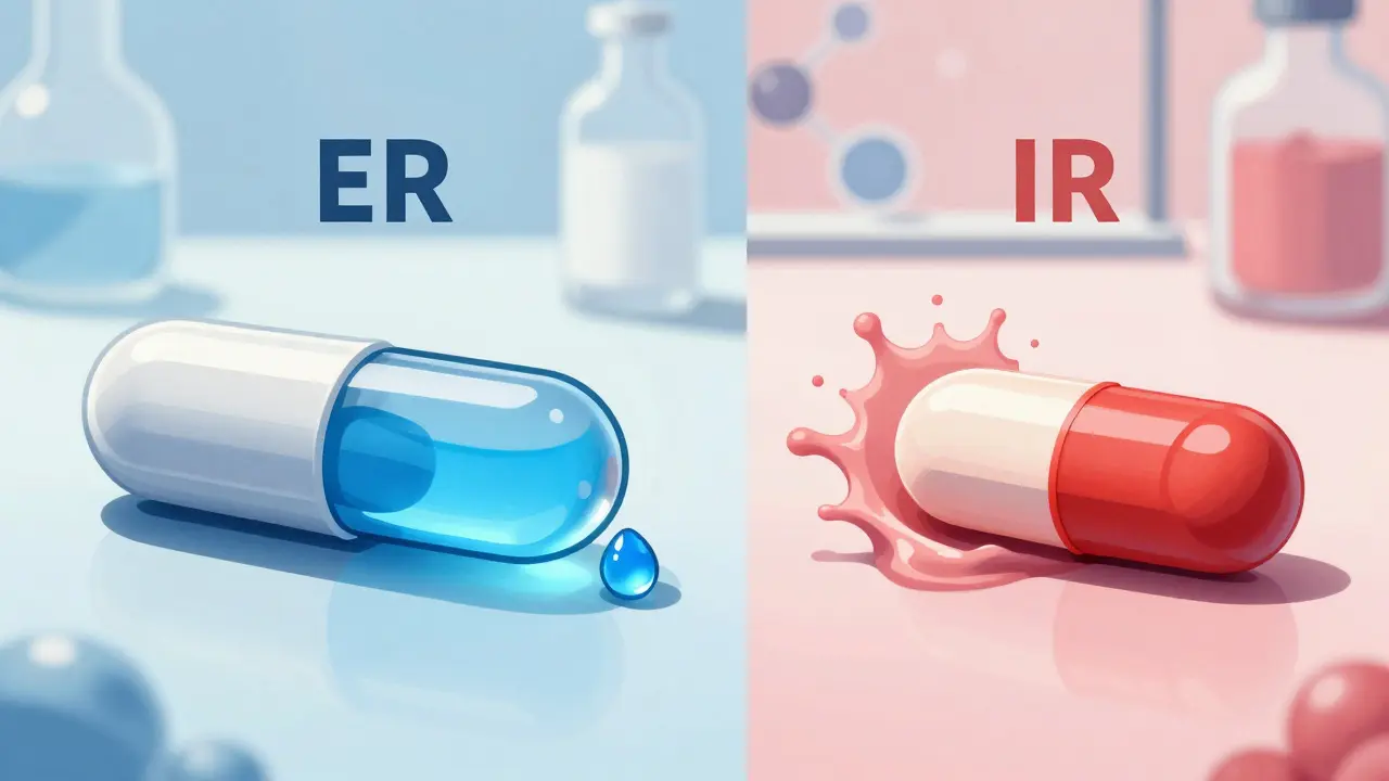 Extended-Release vs. Immediate-Release Medications: Timing, Risks, and When to Use Each